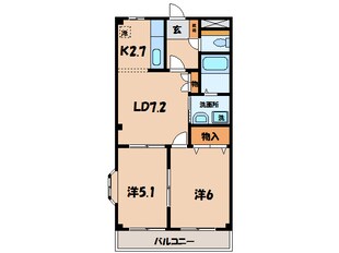 西尾駅 バス30分  一色さかな広場下車：停歩15分 2階の物件間取画像